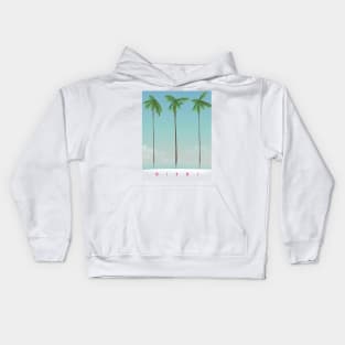 Miami Palm Trees Kids Hoodie